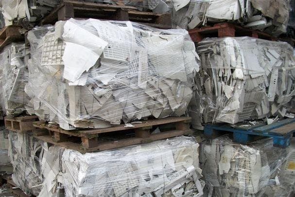 ABS computer scrap in bale_1 ABS Scrap