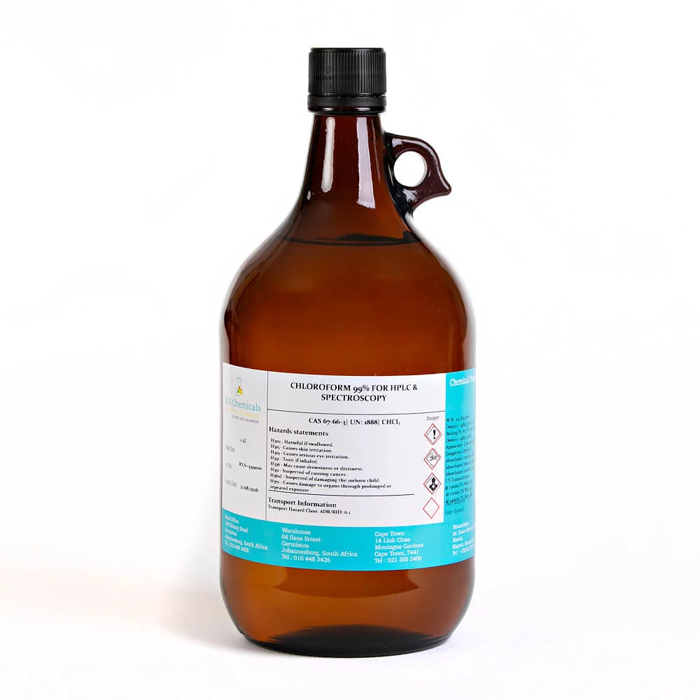 CHLOROFORM-HPLC-FRONT Chloroform 99 Percent for HPLC and Spectroscopy - Image 1