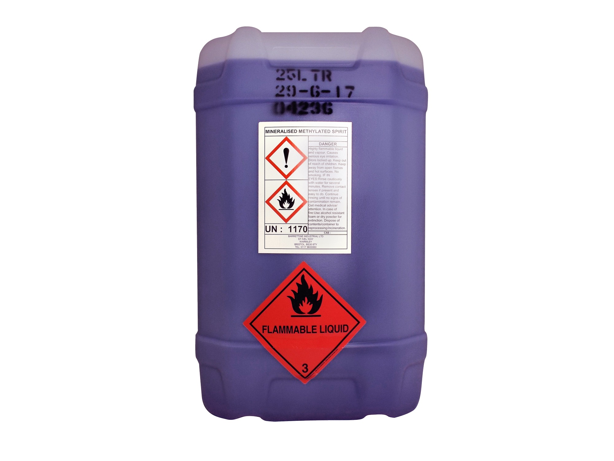 Methylated-Spirit-Coloured-25L Alcohol Solvent Clear Meths CP